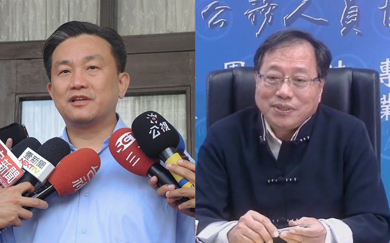 李來希近日不斷砲轟口罩制度，又於昨日於臉書造謠，對此王定宇批是社會的亂源。 圖：新頭殼合成