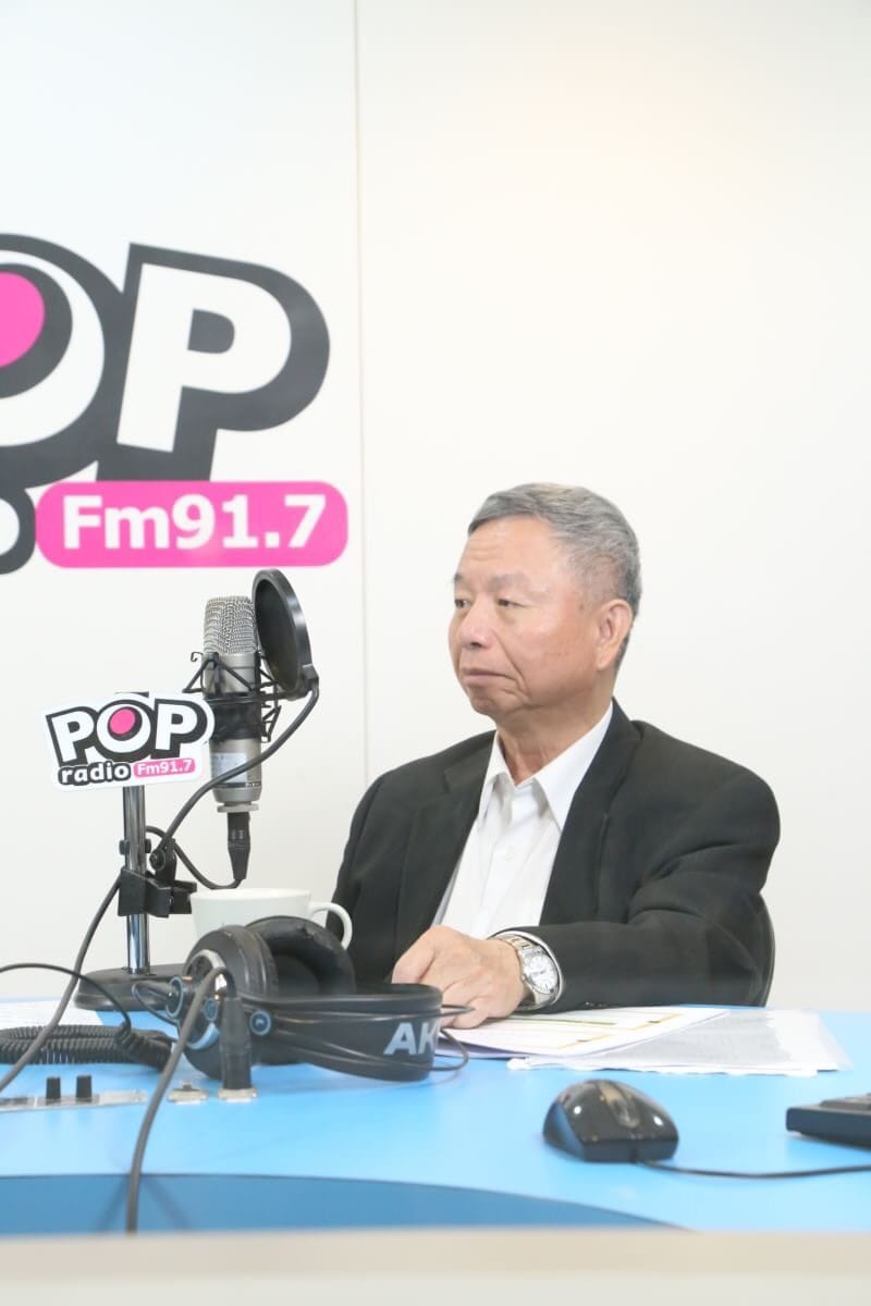 前衛生署長楊志良表示，中央流行疫情指揮中心專家張上淳兒子出國「於法沒有不合」。 圖：《POP撞新聞》提供