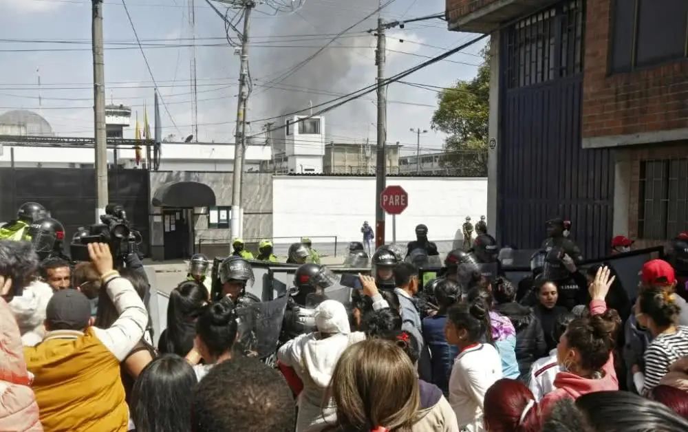 哥倫比亞一所監獄22日發生騷亂，事件導致23人死亡，沒有囚犯成功越獄。 圖：翻攝自「環球時報」