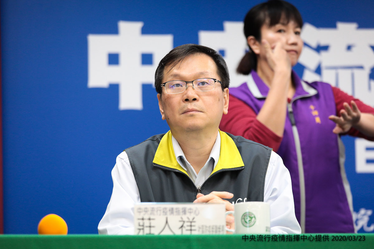 社區防疫組副組長莊人祥。 圖：中央流行疫情指揮中心／提供