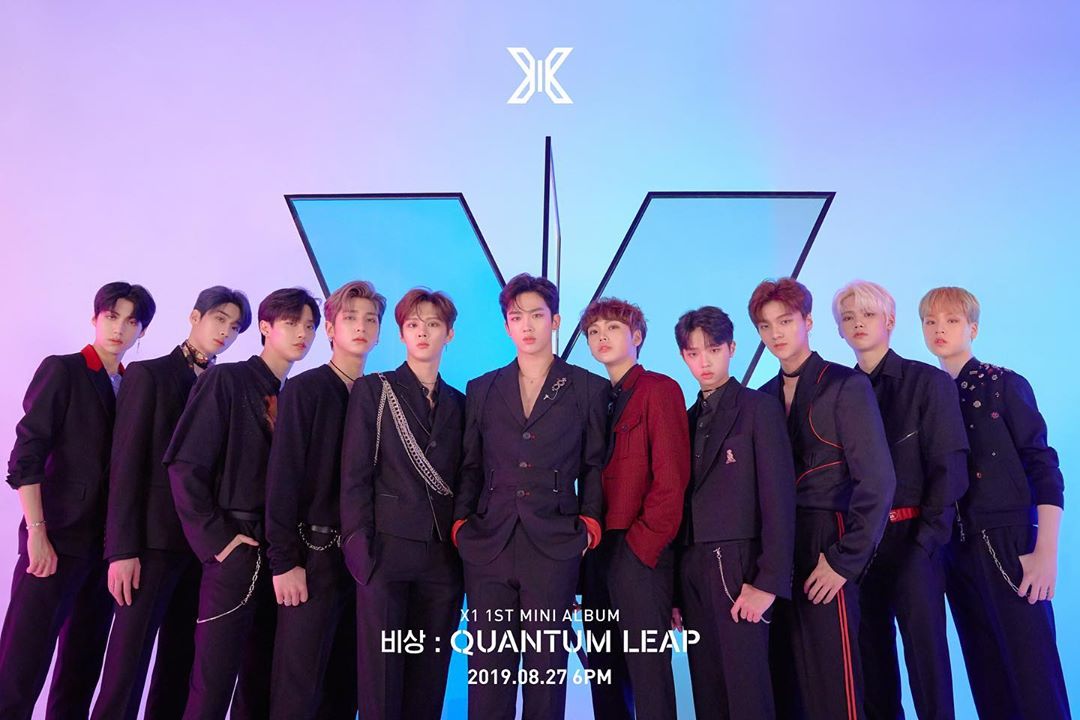 從《Produce 101》第4季出道的男團《X1》陷入造假風波，僅出了一張專輯因而解散。 圖 : 翻攝自X1 IG