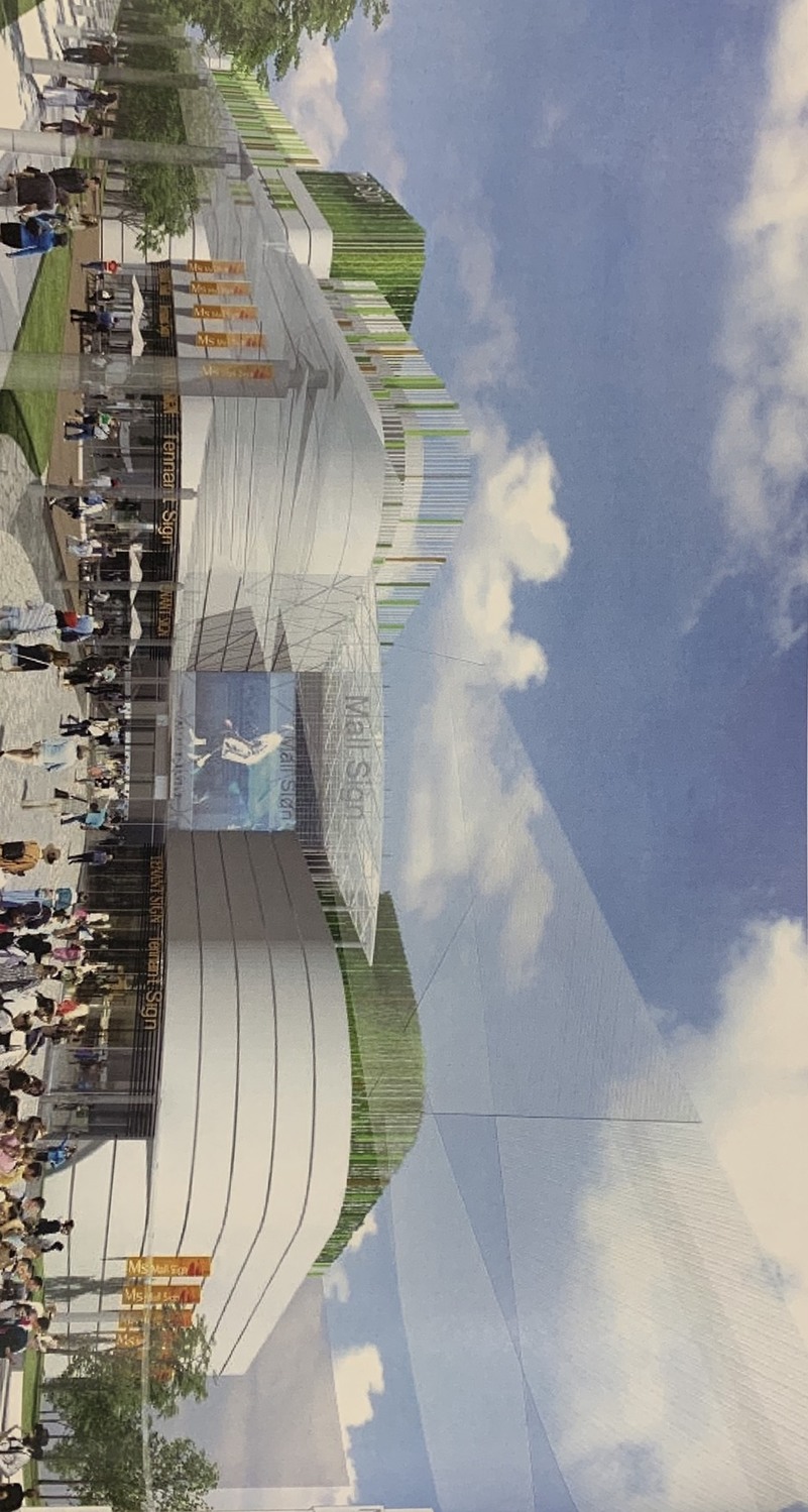 三井不動產商場模擬圖。 圖：三井不動產提供