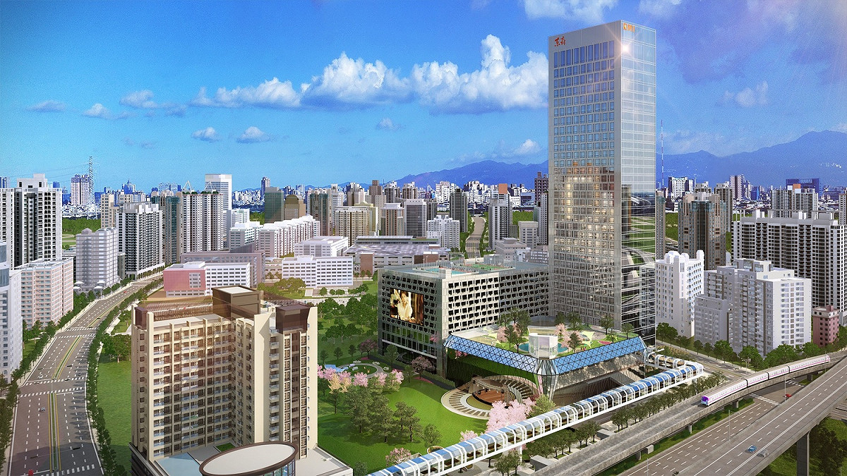東森集團全球總部模擬圖。 圖：東森集團提供