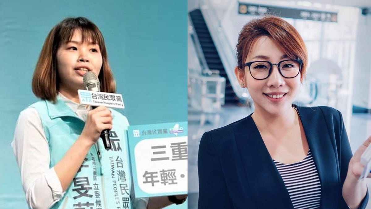 李旻蔚23日起擔任台北市長柯文哲的隨行秘書，林珍羽改任北市府副發言人。 圖：新頭殼合成
