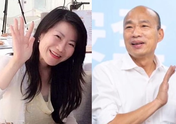 前高市行政暨國際處長陳瓊華表示，見城館記錄了200多年的高雄歷史，現在高雄歷史已經準備翻過「韓國瑜」這一頁。」 圖：取自陳瓊華、韓國瑜臉書(新頭殼合成)