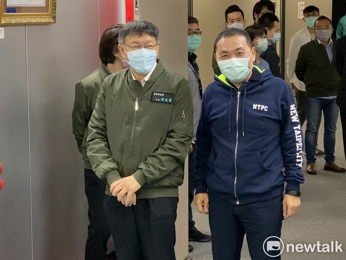 台北市長柯文哲、新北市長侯友宜雙北論壇今登場。 圖：周煊惠 ／攝（資料照）
