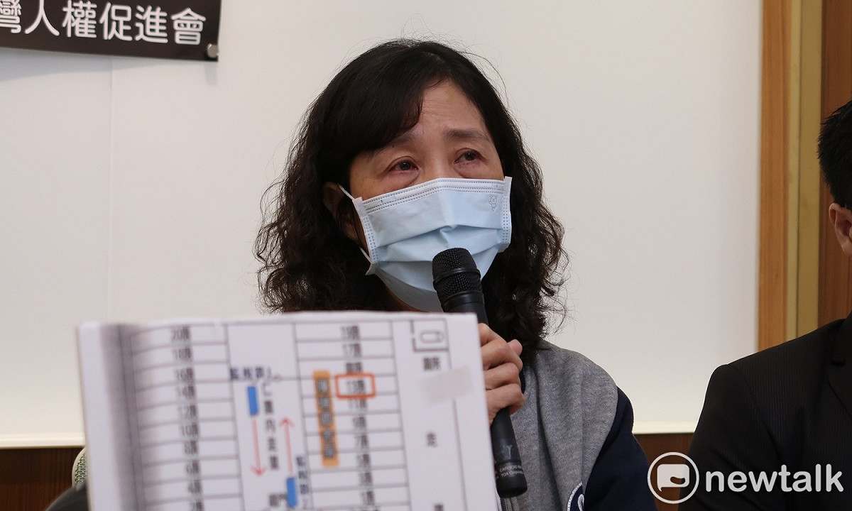 林姓受刑人二姐。 圖：林朝億/攝