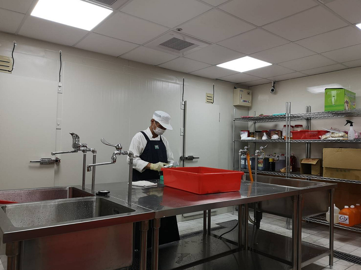 惜食台灣行動協會的「惜食廚房」內部。 圖：惜食台灣行動協會 / 提供