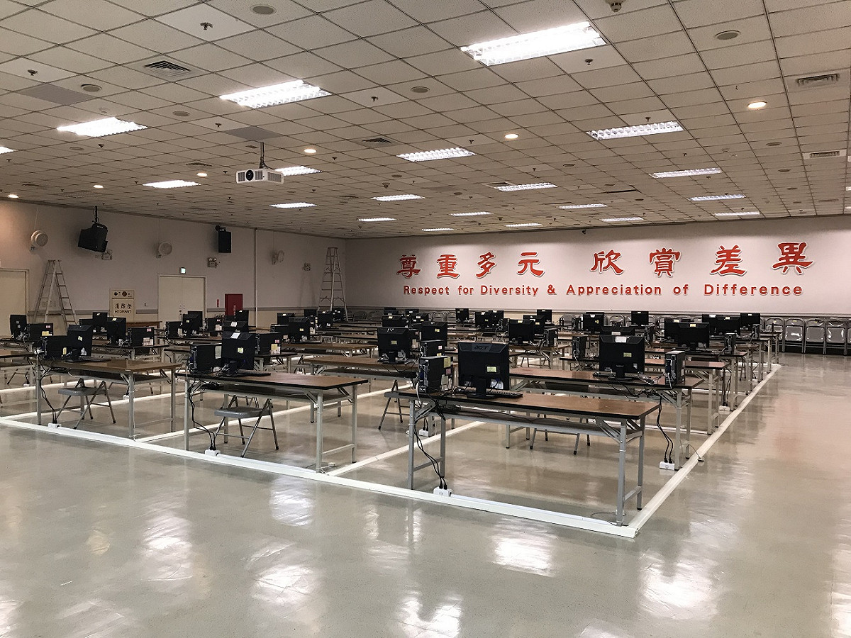 備援辦公室。 圖：移民署提供