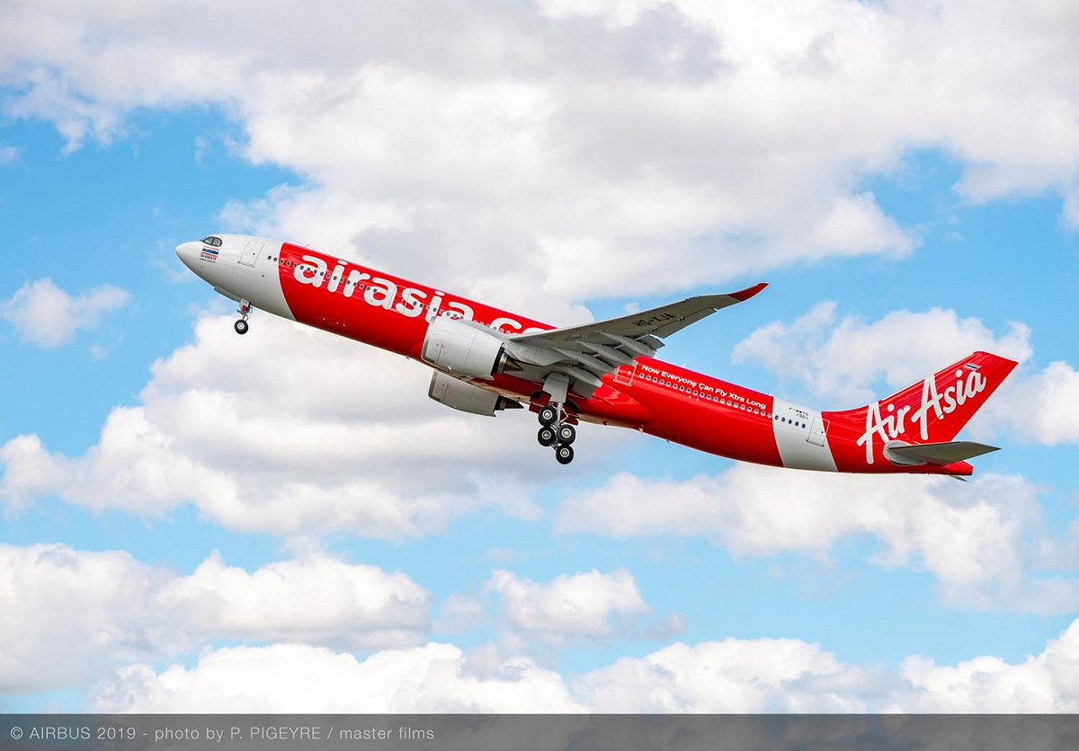 AirAsia將停飛集團大部分航班。 圖：AirAsia／提供