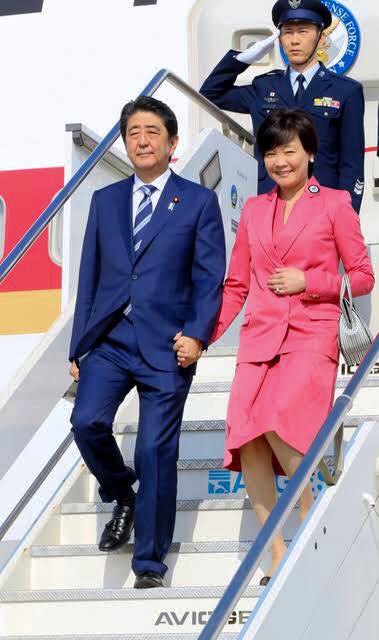 安倍晉三與安倍昭惠 圖:擷取自臉書