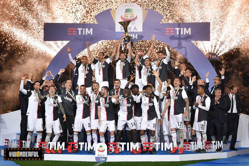 義甲足球勁旅祖文特斯宣布球員及教練同意減薪。 圖/取自Juventus Official Fan Club