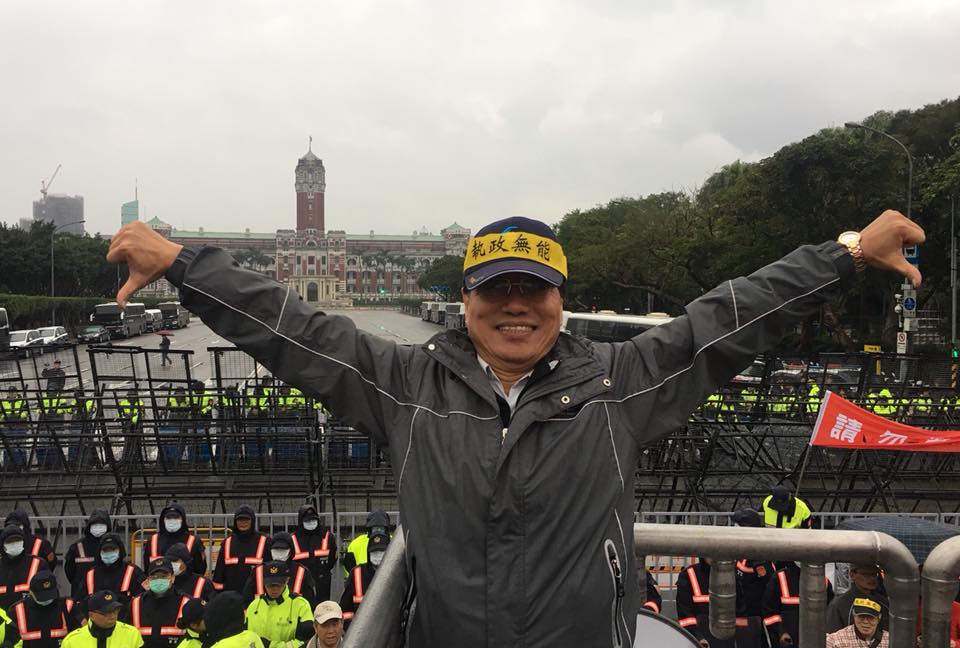 全國公務人員協會榮譽理事長李來希。 圖：翻攝自李來希臉書