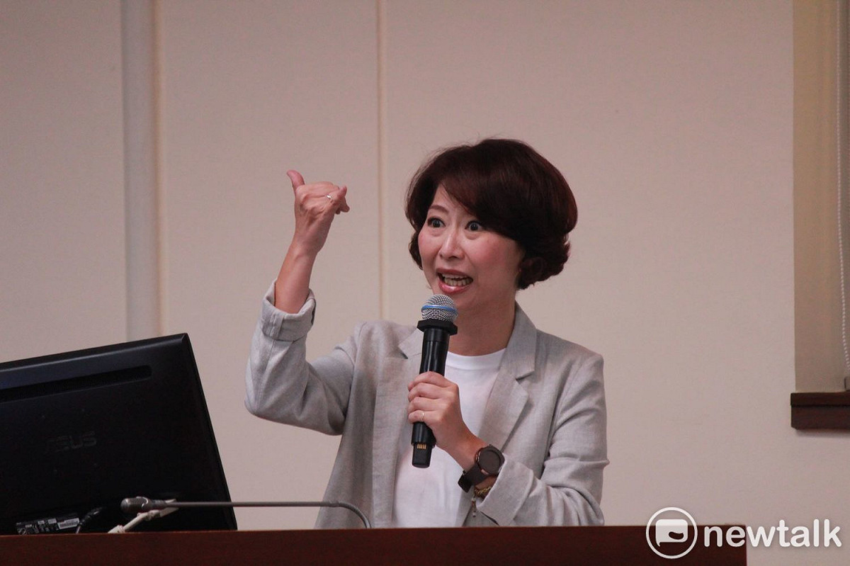 陳亭妃說馬英九要游錫堃別自曝其短 ，她嗆：沒有的東西別裝有 例如腦袋。 圖：陳亭妃/提供（資料照）
