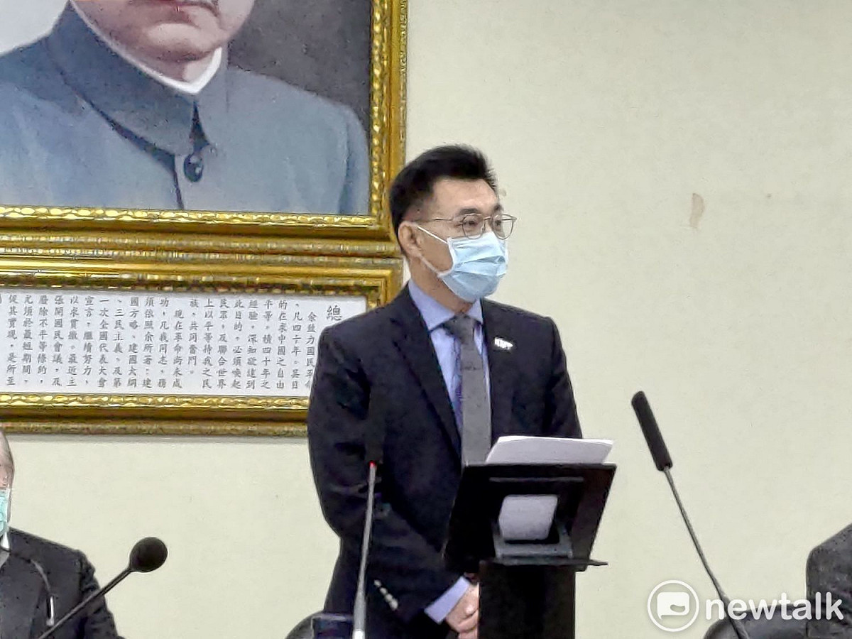 國民黨主席江啟臣。 圖：黃建豪/攝（資料照）