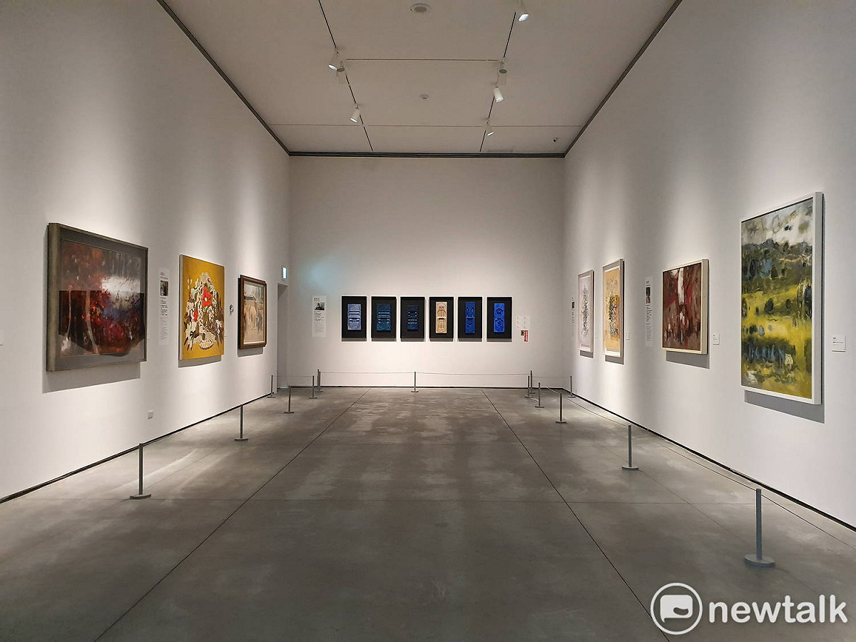臺南市美術館舉行明日起「盛放南國：台灣美術院十週年院士大展」。 圖：南美館/提供