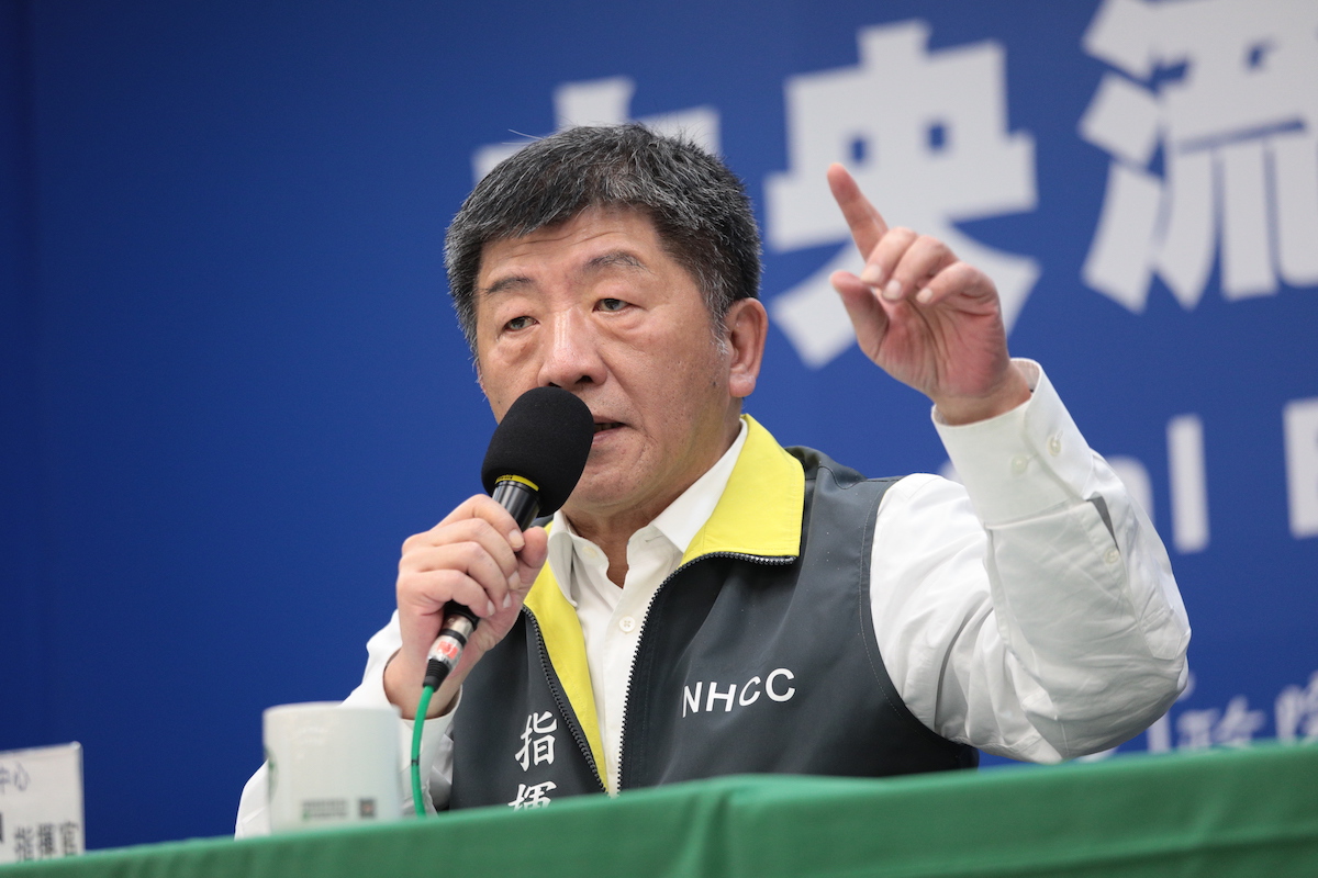 中央流行疫情指揮中心陳時中指揮官。 圖：中央流行疫情指揮中心／提供