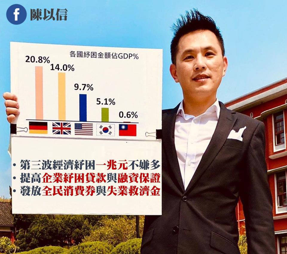 國民黨立委陳以信。 圖：翻攝自「陳以信」臉書