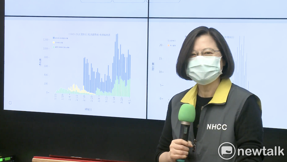 總統蔡英文。 圖：翻攝總統府提供畫面