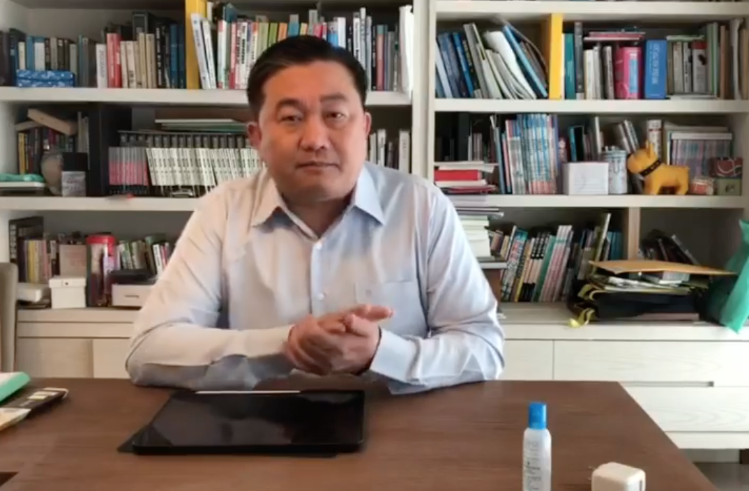 民進黨立委王定宇今（4）臉書發出影片質疑國民黨「給中共可以，給世界不行」 圖：翻攝自「王定宇」臉書