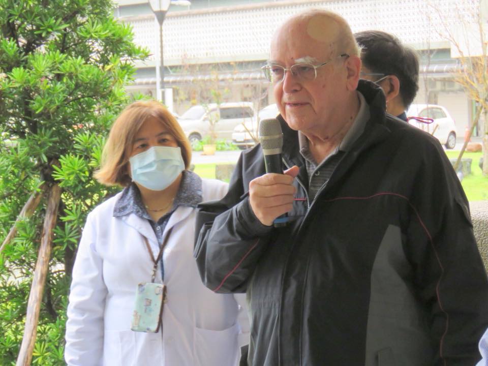 義大利籍天主教靈醫會神父呂若瑟。 圖：翻攝自羅東聖母醫院臉書（資料照片）