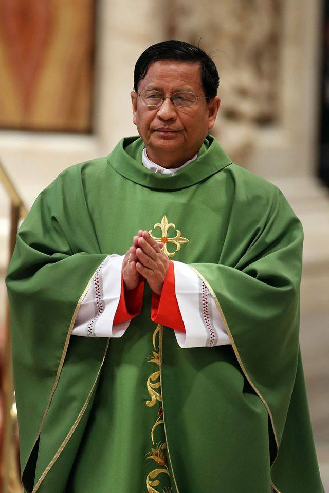 緬甸樞機主教貌波（Charles Maung Bo）。 圖：翻攝自Cardinal Charles Maung Bo臉書