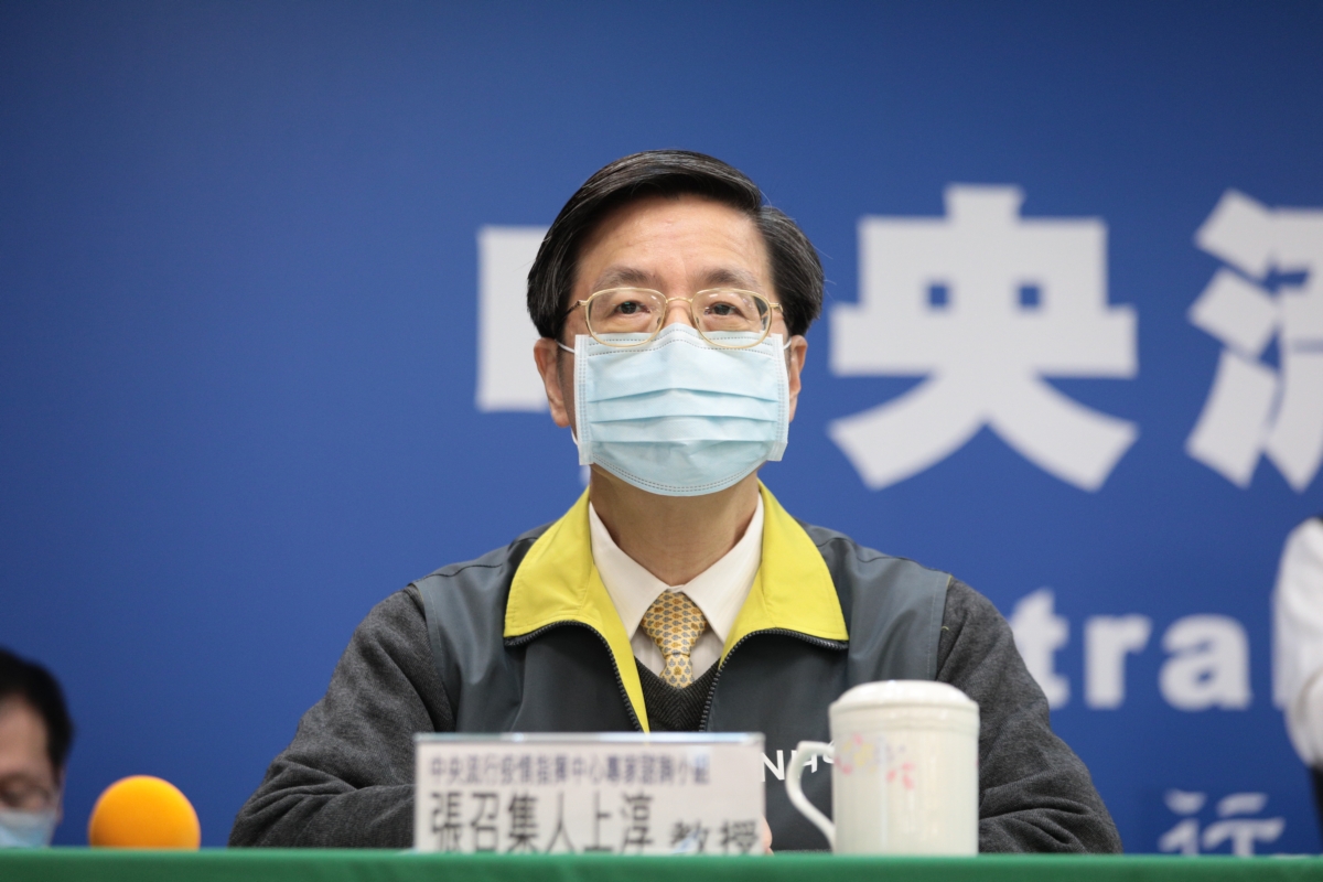指揮中心專家小組召集人張上淳。 圖：疾管署／提供