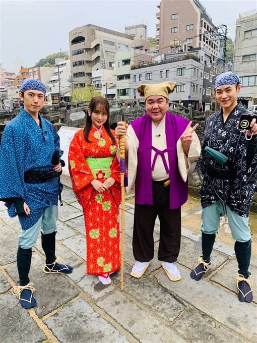 町田健一郎曾於二度發燒中間返回節目《大猩猩黄門第二季》進行錄製。 圖 : 翻攝自町田健一郎推特