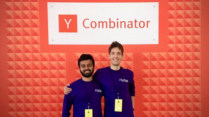 Rune 的 CEO Sanjay Guruprasad（左）和 CTO Bjarke Felbo（右）。 圖：取自Rune官網