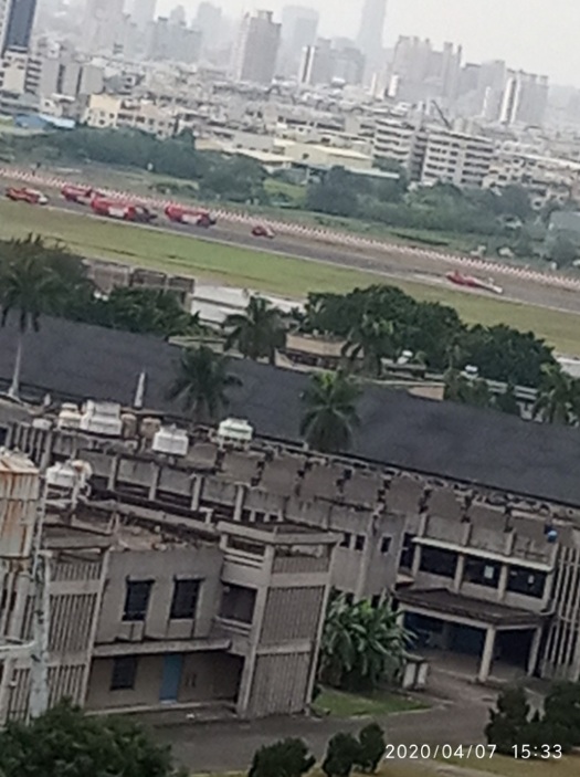 小港機場空勤直升機墜落！ 圖:擷取自臉書