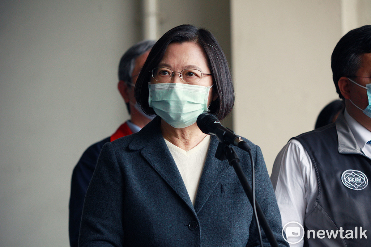 菜英文表示台灣願意協助全球防疫，但前題是一切以我們國內的需求為優先。 圖：林昀真／攝