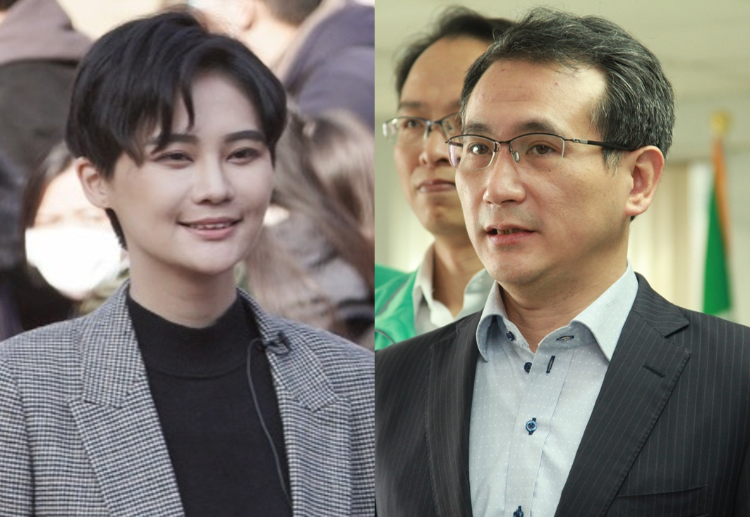 圖左為民進黨立委賴品妤，圖右為民進黨立委鄭運鵬。 圖：新頭殼合成（資料照片）