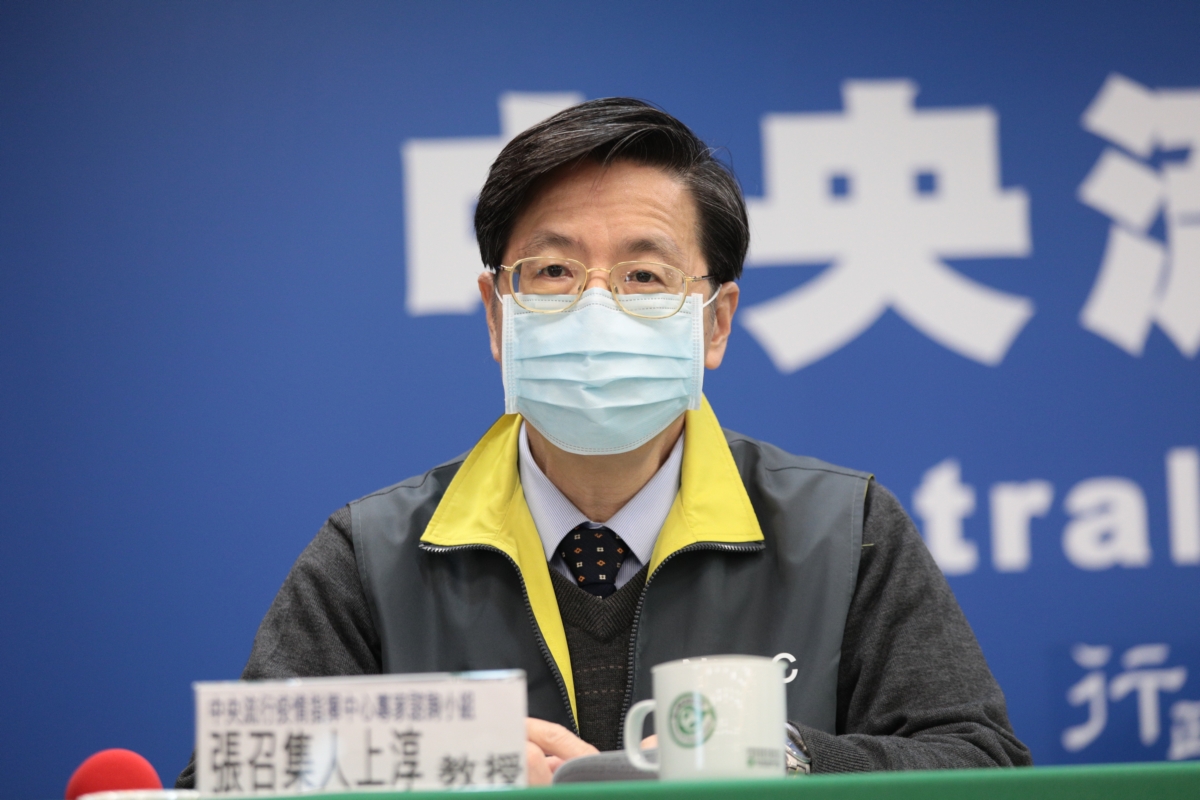 指揮中心專家小組召集人張上淳。 圖：疾管署／提供