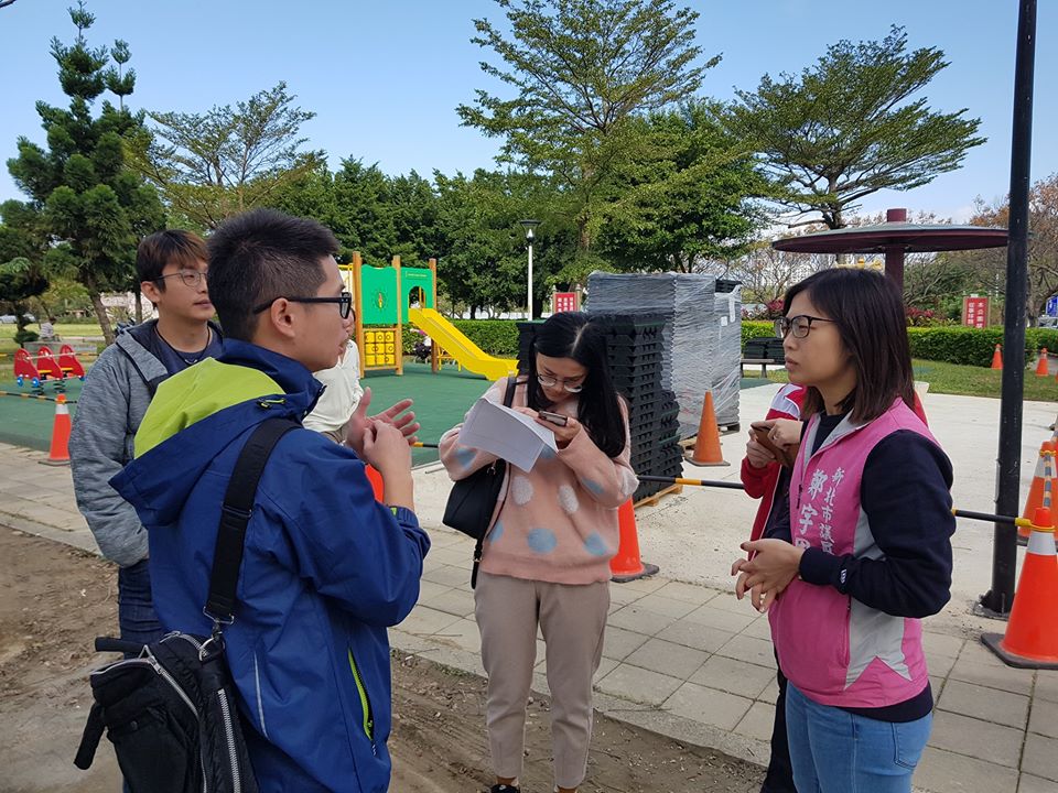 新北市議員鄭宇恩要求加強公園設施消毒。 圖：鄭宇恩/提供