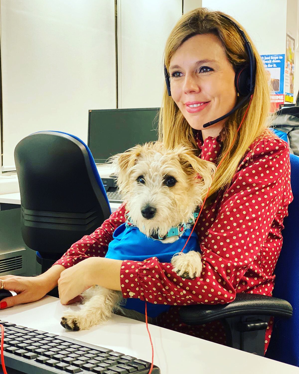 英國首相強生的未婚妻凱莉·西蒙茲。 圖：翻攝自「Carrie Symonds」Twitter