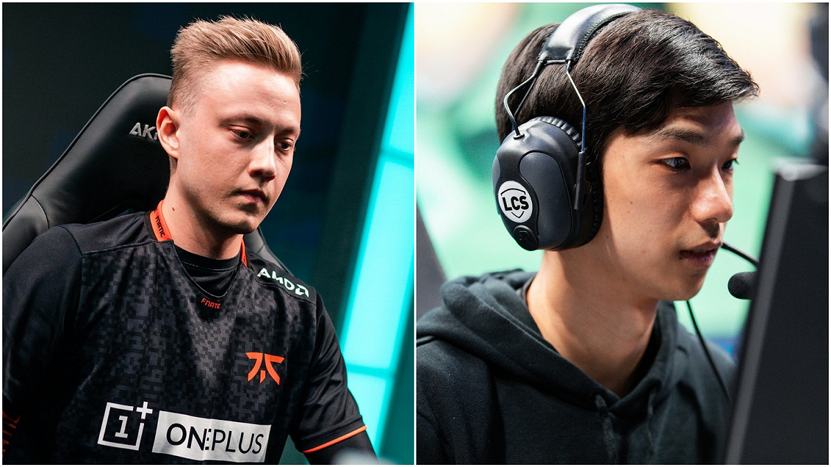 FNC、C9率先打進各自賽區春季冠軍賽，其中Rekkles（左）、Blaber（右）表現亮眼。 圖：翻攝自LoL eSports Photos flickr，新頭殼合成