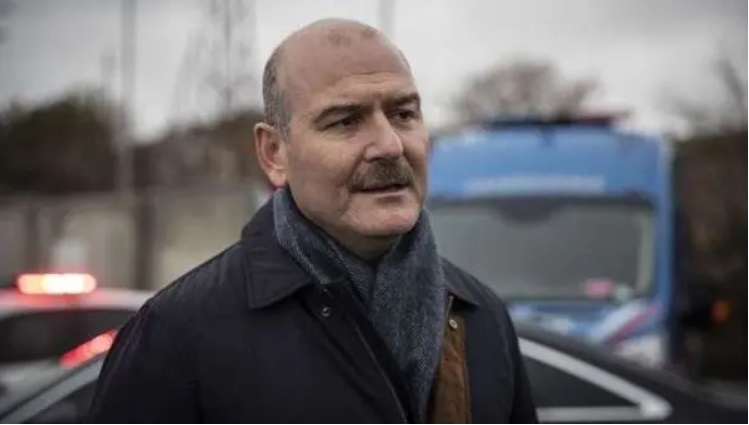 土耳其內政部長索魯(Suleyman Soylu)。 圖：翻攝自澎湃新聞
