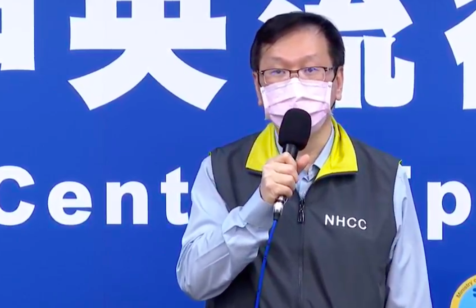 中央流行疫情指揮中心發言人莊人祥 圖：翻攝疾管署直播畫面