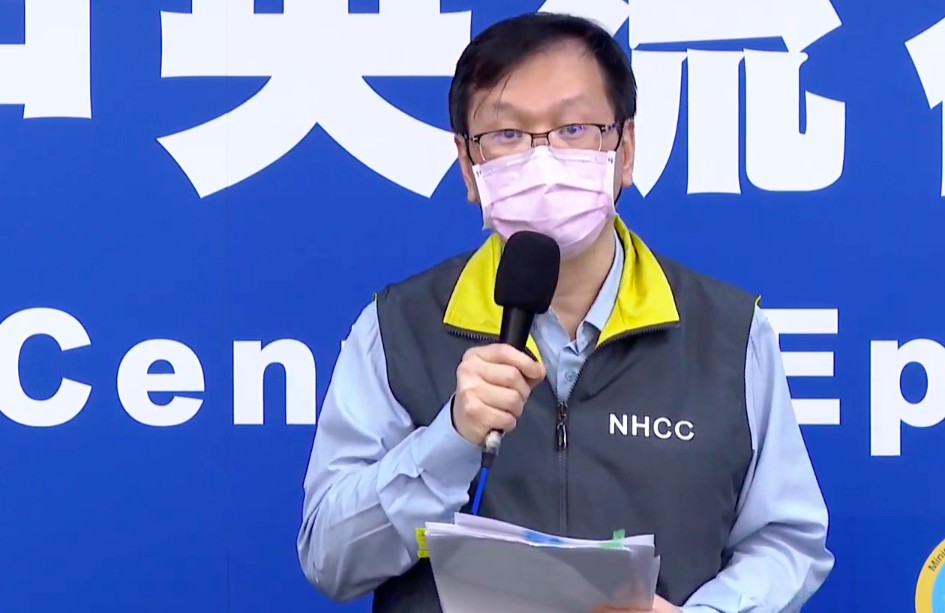 中央流行疫情指揮中心發言人莊人祥 圖：翻攝疾管署直播畫面