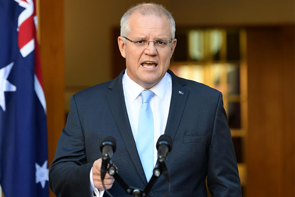 澳洲總理莫里森（Scott Morrison）。 圖：擷取自twitter