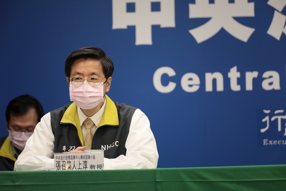 中央流行疫情指揮中心專家諮詢小組召集人張上淳。 圖：中央流行疫情指揮中心／提供