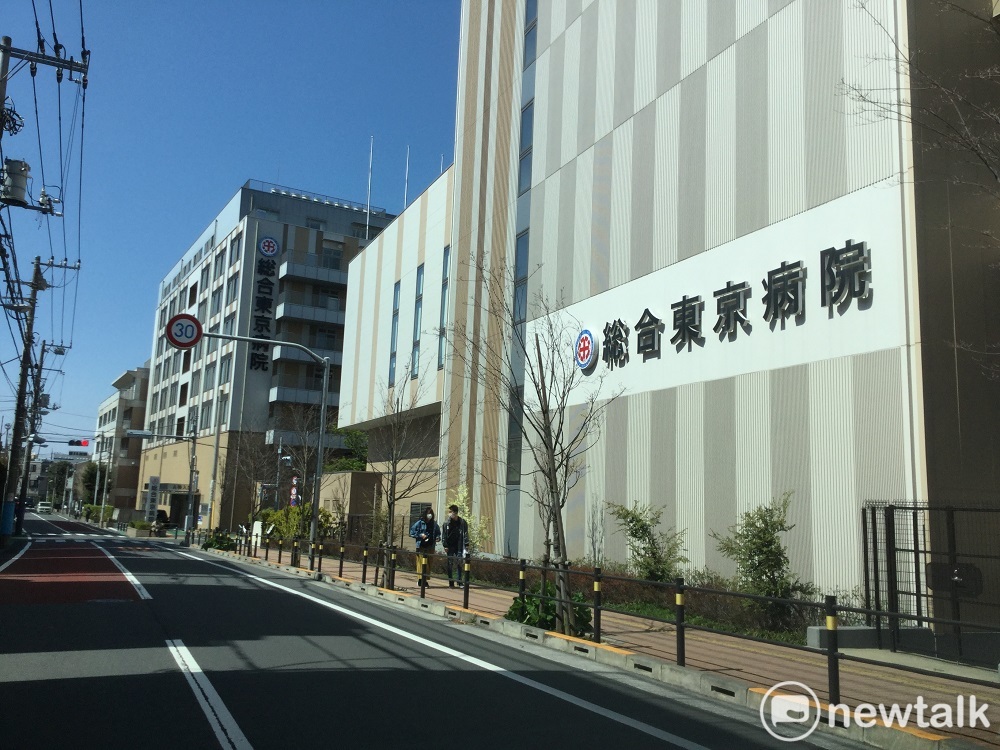 在江古田病院隔壁200公尺的綜合東京病院也遭牽連而有院內感染。 圖：劉黎兒/攝
