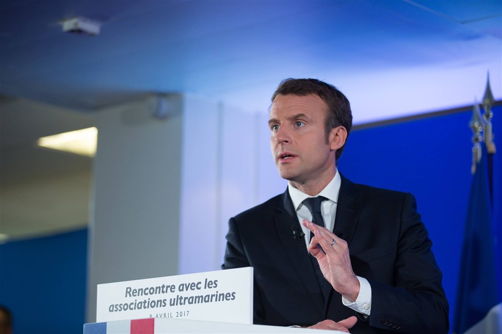 法國總統馬克宏。 圖：翻攝自facebook.com/EmmanuelMacron（資料照片）