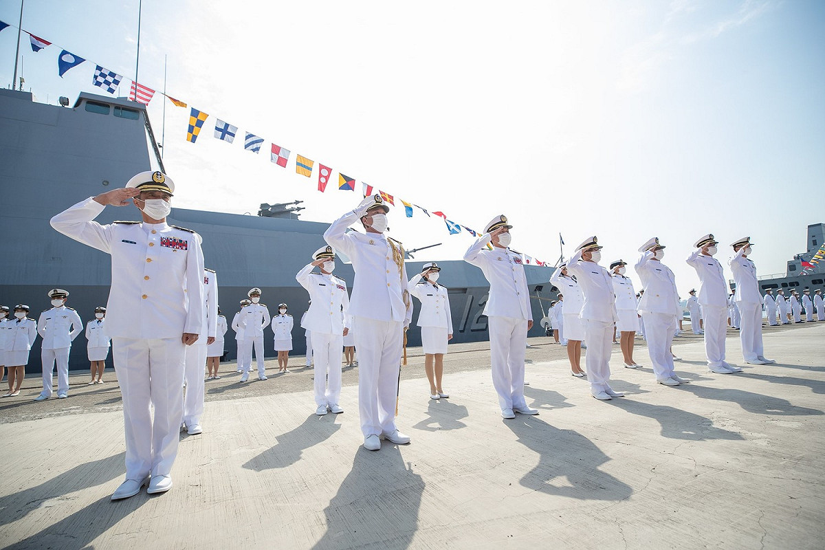 海軍敦睦艦隊現有24個武漢肺炎確診病例。 圖：翻攝自中華民國海軍臉書