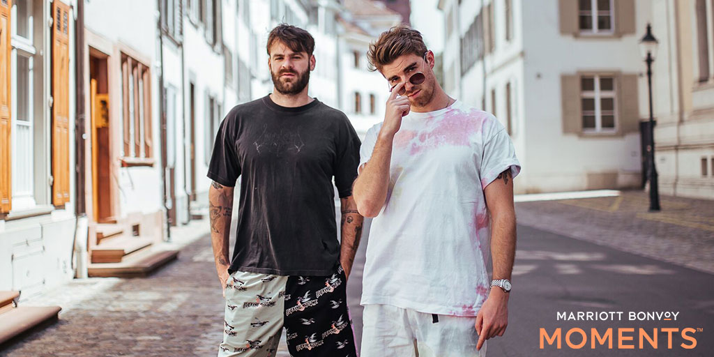 電音天團The Chainsmokers(老菸槍雙人組)近期捐贈2萬個N95口罩幫助醫療單位。 圖 : 翻攝自The Chainsmokers推特