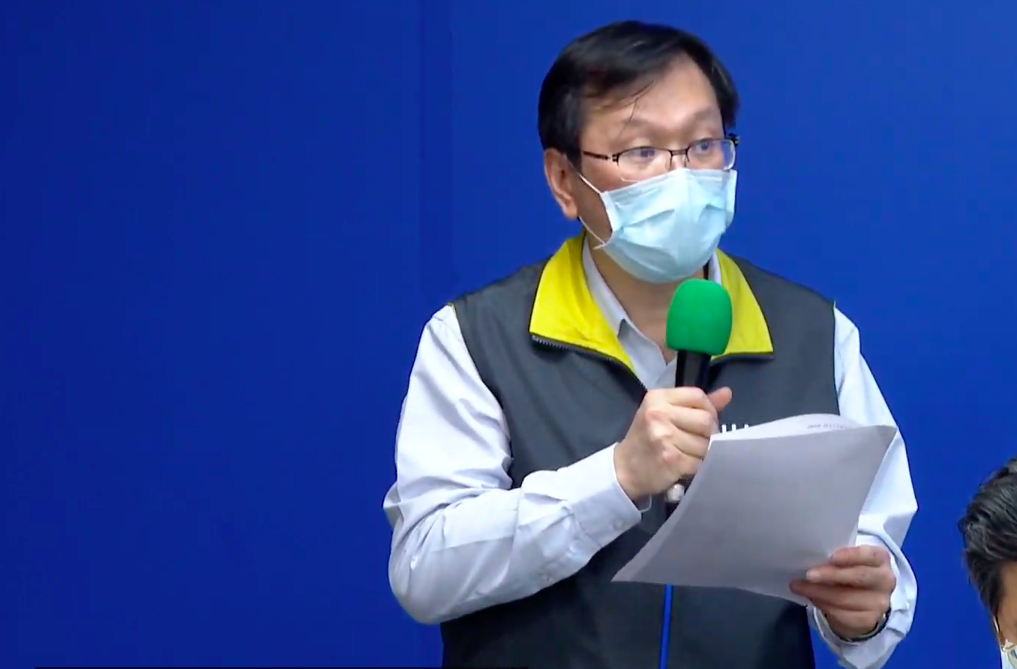 中央流行疫情指揮中心發言人莊人祥 圖：翻攝疾管署直播畫面