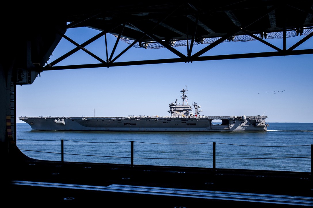 美國航空母艦羅斯福號。（USS Theodore Roosevelt） 圖：取自美國海軍官網 marines.mil