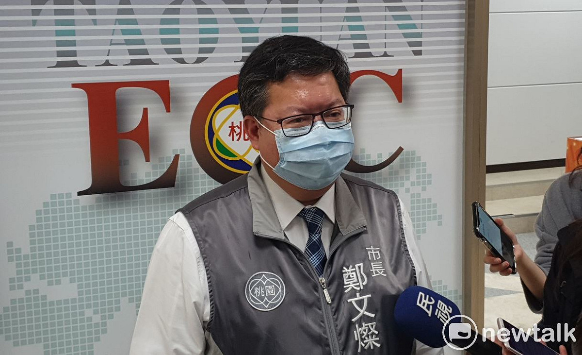 鄭文燦認為未來的幾天要防止社區感染，大家還是要上緊發條，不能讓疫情有任何破口。 圖：林昀真／攝