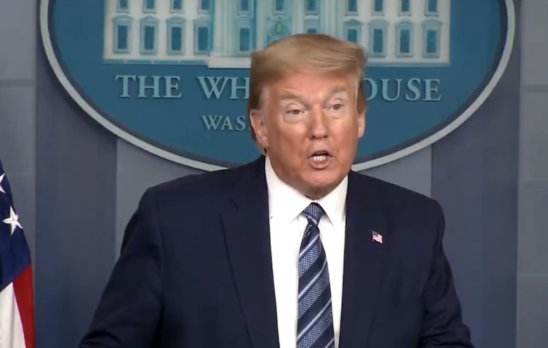 美國總統川普。 圖:擷自twitter.com/WhiteHouse