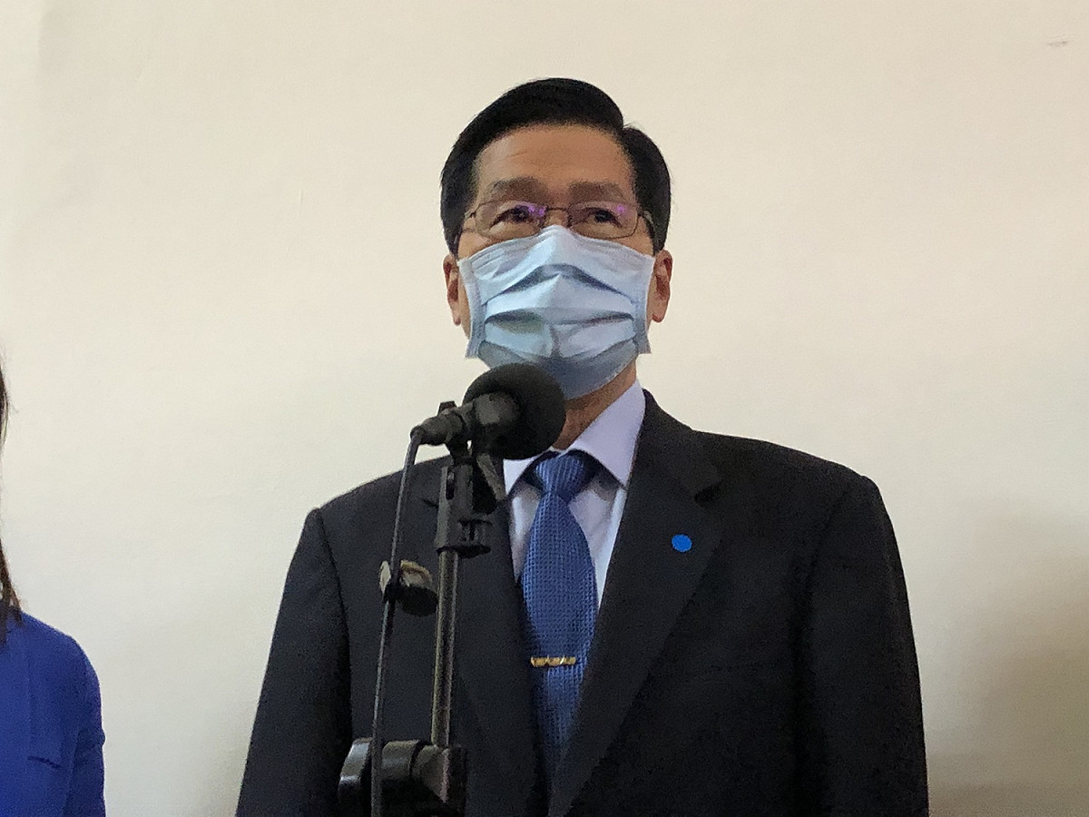 國防部部長嚴德發。 圖：陳佩君／攝